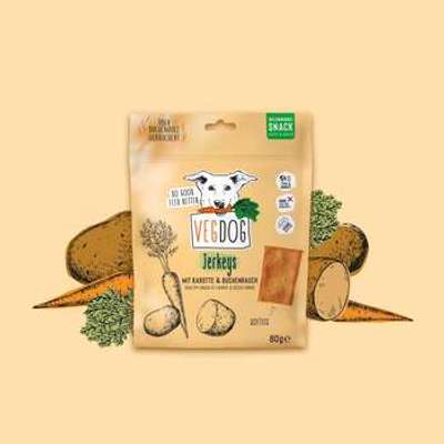 tests-VEGDOG Snacks JERKEYS-Bild