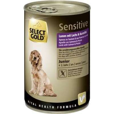 tests-SELECT GOLD Sensitive Junior Lamm mit Lachs & Kartoffel-Bild