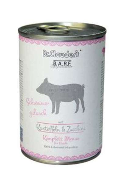 tests-Dr. Clauder's B.A.R.F. Komplett Menue Schweinegulasch-Bild