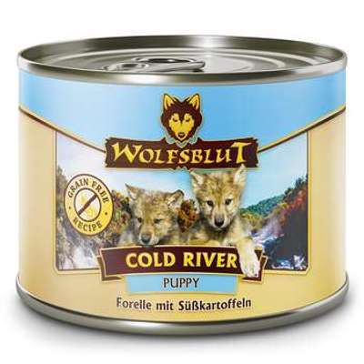 tests-Wolfsblut Cold River - Forelle mit Süßkartoffeln - Puppy-Bild