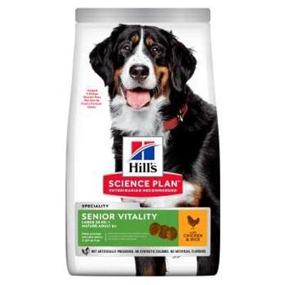 tests-Hills Hill's Science Plan Senior Vitality Large Breed Mature Adult 6+ mit Huhn-Bild