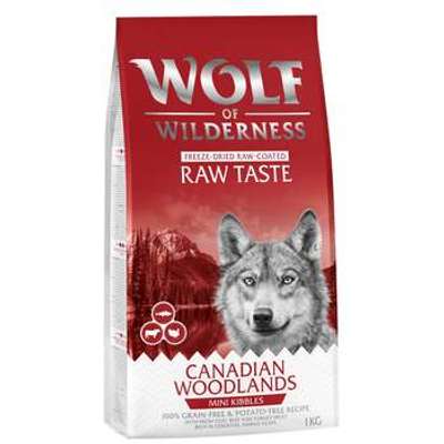 tests-Wolf of Wilderness Canadian Woodlands Rind, Kabeljau & Truthahn - getreidefrei - MINI-Bild