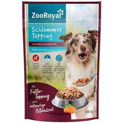 tests-ZooRoyal Schlemmer Topping Rind & Karotte-Bild