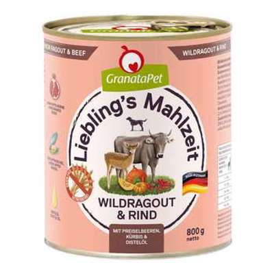 tests-GranataPet Liebling's Mahlzeit Wildragout und Rind-Bild