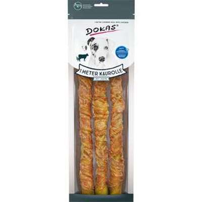 tests-DOKAS 1 Meter Kaurolle mit Huhn (Rinderhaut)-Bild