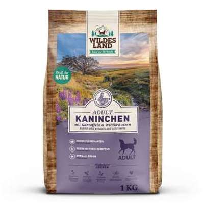 tests-Wildes Land Kaninchen mit Kartoffeln und Wildkräutern | Classic Adult-Bild
