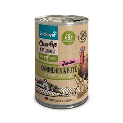 tests-ZooRoyal Charlys Naturkost Junior Kaninchen & Pute mit Kartoffeln & Distelöl-Bild