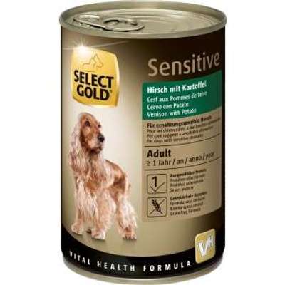tests-SELECT GOLD Sensitive Adult Hirsch mit Kartoffeln-Bild