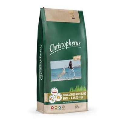 tests-Christopherus Getreidefrei mit Ente + Kartoffel, erwachsener Hund-Bild