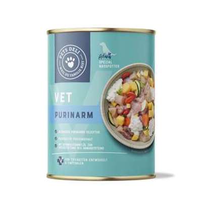 tests-Pets Deli "Vet" Purinarm mit Huhn, Kartoffeln und Hüttenkäse-Bild