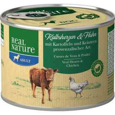 tests-REAL NATURE Adult Kalbsherzen & Huhn-Bild
