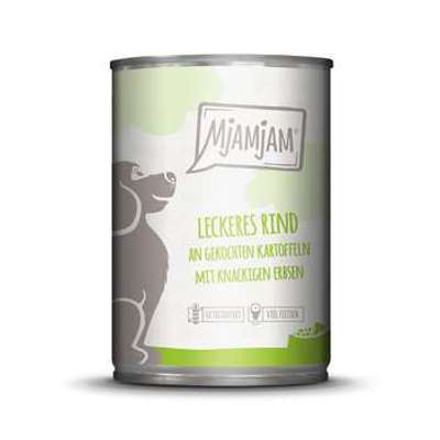 tests-MjAMjAM Adult Hund - leckeres Rind mit gekochten Kartoffeln-Bild