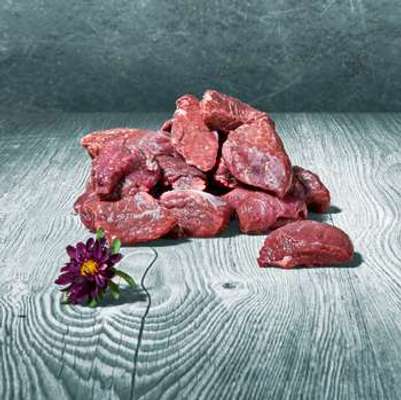 tests-BARFER'S Pferdegulasch geschnitten-Bild