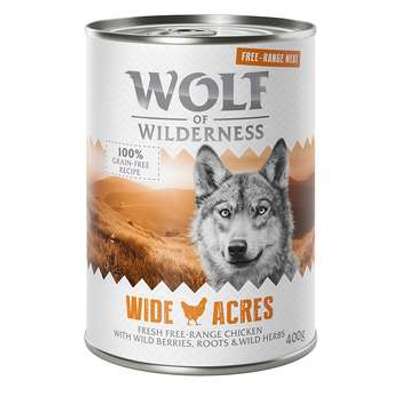 tests-Wolf of Wilderness Adult - Freilandfleisch/-innereien & Monoprotein: Wide Acres - Freiland-Huhn-Bild