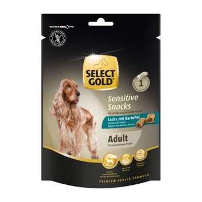 tests-SELECT GOLD Sensitive Snacks Lachs mit Kartoffel-Bild