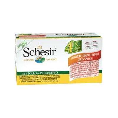 tests-Schesir Multipack Adult Huhn & Schinken-Bild