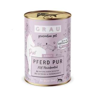 tests-Grau Hund Adult Pferd Pur-Bild