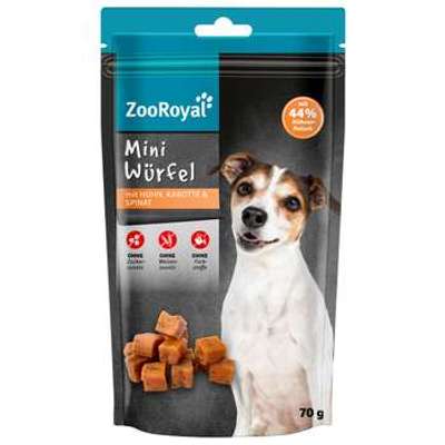 tests-ZooRoyal Mini Hühnerwürfel mit Karotte & Spinat-Bild