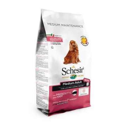 tests-Schesir Dog Dry Medium/Large Maintenance Schinken-Bild
