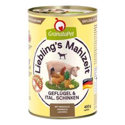 tests-GranataPet Liebling's Mahlzeit Geflügel und italienischer Schinken-Bild