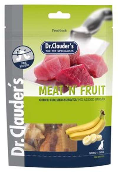 tests-Dr. Clauder's Meat`n Fruit Banane & Hühnchen Snack-Bild