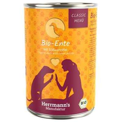 tests-Herrmann's Manufaktur Classic Bio-Menü - Bio-Ente mit Bio-Süßkartoffeln-Bild