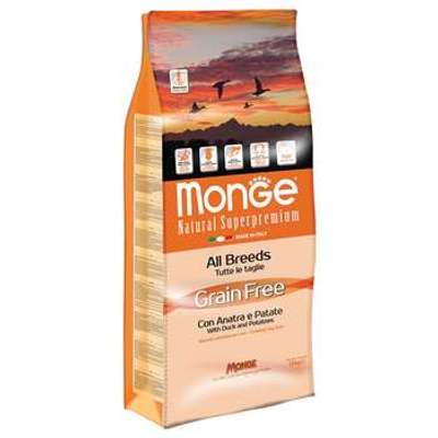 tests-Monge Superpremium Grain Free All Breeds Ente & Kartoffel-Bild