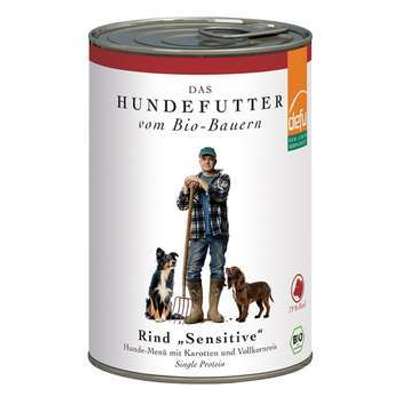 tests-Defu Hunde-Menü sensitiv Rind-Bild