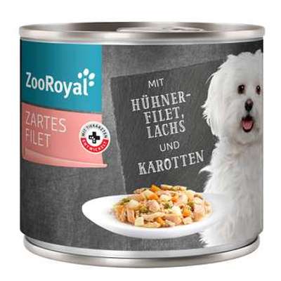 tests-ZooRoyal Hühnerfilet mit Lachs & Karotten-Bild