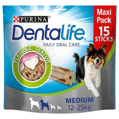 tests-Dentalife Tägliche Zahnpflege-Snacks für mittelgroße Hunde Maxipack-Bild