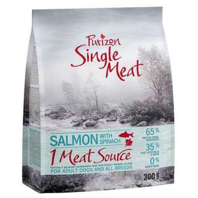 tests-Purizon Single Meat Adult Lachs mit Spinat und Kornblumenblüten-Bild