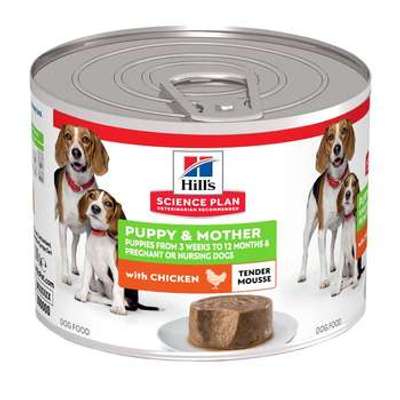 tests-Hills Science Plan Puppy & Mother Tender Mousse - Huhn-Bild