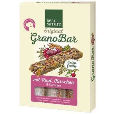 tests-REAL NATURE Grano Bar Riegel mit Rind, Kirschen & Karotten-Bild