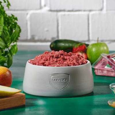 tests-BARFER'S Rindfleisch mager gewolft-Bild