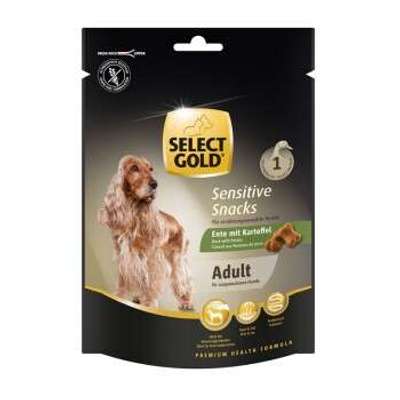 tests-SELECT GOLD Sensitive Snacks Ente mit Kartoffel-Bild