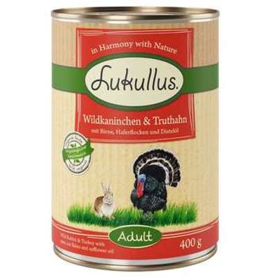 tests-Lukullus  Naturkost - Adult Wildkaninchen & Truthahn-Bild