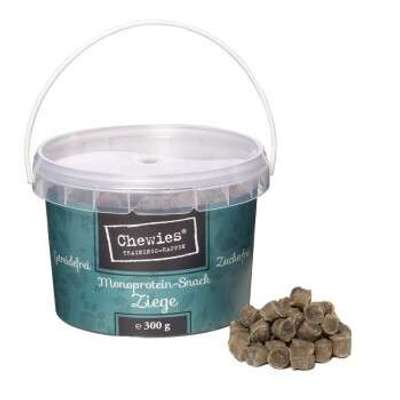 tests-Chewies Trainings-Happen Monoprotein-Snack Ziege-Bild