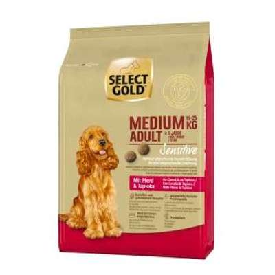 tests-SELECT GOLD Sensitive Adult Medium Pferd & Tapioka-Bild