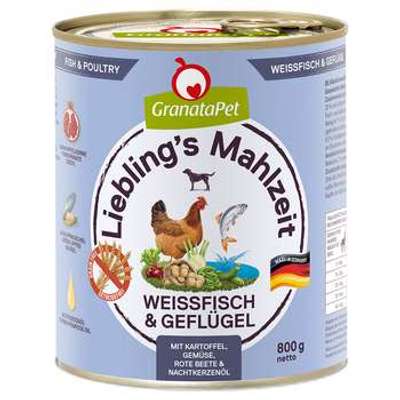 tests-GranataPet Liebling's Mahlzeit - Weißfisch & Geflügel-Bild