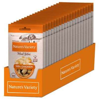 tests-Nature's Variety Gefriergetrocknete Fleischhappen für Hunde - Huhn-Bild