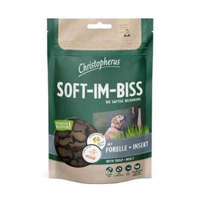 tests-Christopherus Soft-Im-Biss mit Forelle + Insekt-Bild