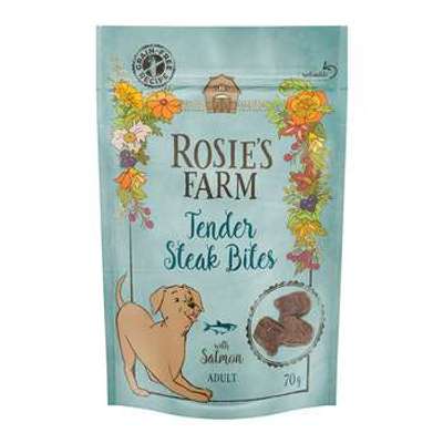 tests-Rosie‘s Farm Snacks Adult Tender Steak Bites Lachs-Bild