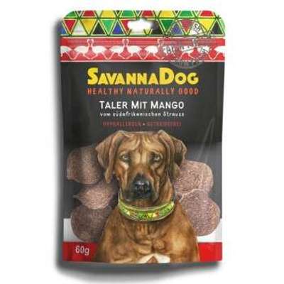 tests-SavannaDog vom südafrikanischen Strauß Taler mit Mango-Bild