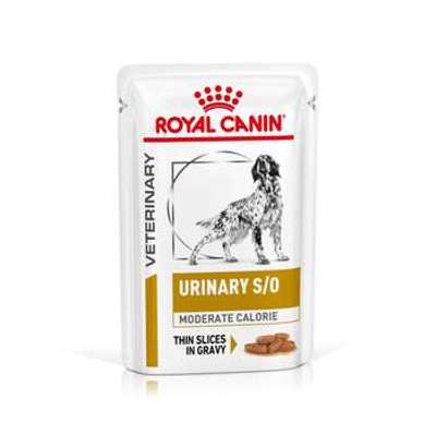 tests-Royal Canin Veterinary URINARY S/O MODERATE CALORIE Nassfutter für Hunde-Bild
