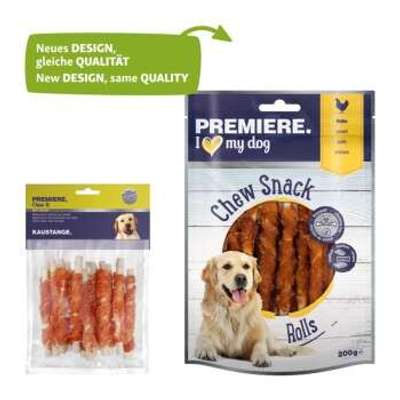 tests-Premiere Chew Snack Kaustangen Rolls Huhn-Bild