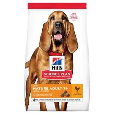 tests-Hills Hill's Science Plan Mature Adult 7+ Senior Light mit Huhn-Bild