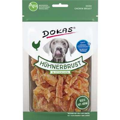 tests-DOKAS Hundesnack Hühnerbrust in Stückchen-Bild