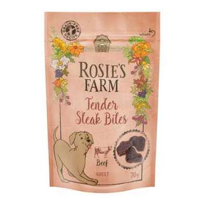 tests-Rosie‘s Farm Snacks Adult Tender Steak Bites Rind-Bild