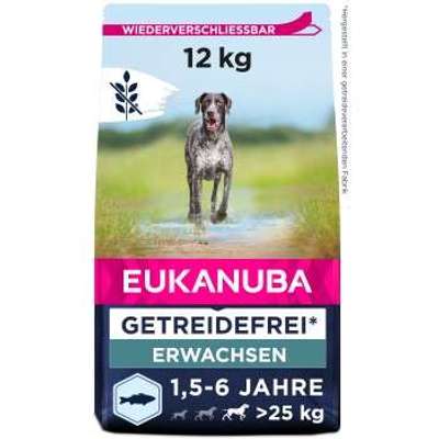 tests-EUKANUBA getreidefrei mit Fisch für große Rassen-Bild