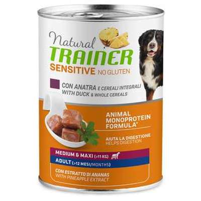 tests-Natural Trainer Sensitive No Gluten Adult - Ente-Bild